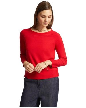 Elena Miro Long Sleeve Tops - Rosso