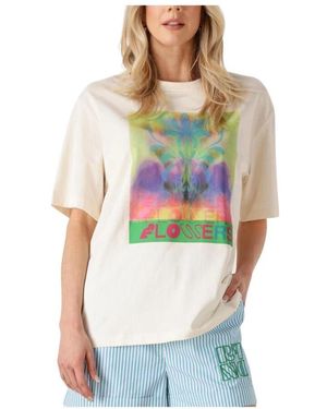 Refined Department Maggy Weißes T-Shirt Für Frauen - Grün