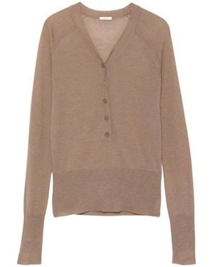 JOSEPH V-Ausschnitt Stricktop - Braun