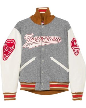 BBCICECREAM Wollmischungs-Bomberjacke - Grau