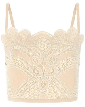 Elie Saab Sleeveless Tops - Natural