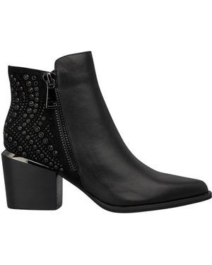 Alma En Pena. Cowboy & Biker Boots - Black
