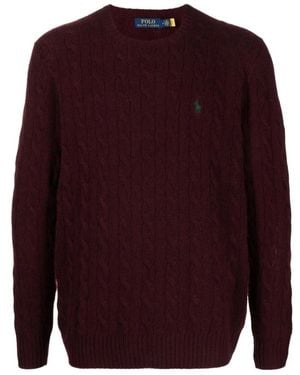 Polo Ralph Lauren Round-Neck Knitwear - Purple