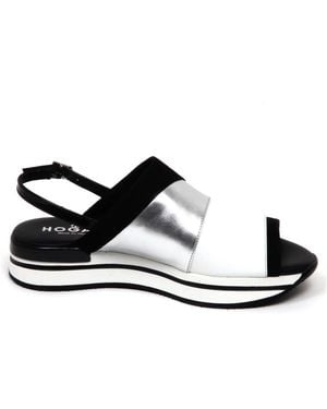 Hogan Flat Sandals - Black