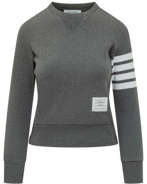Thom Browne Stijlvolle Gebreide Collectie - Grijs