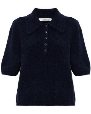 Gestuz Truien & Vesten ,Blauw ,Wol Gzalpha Polo