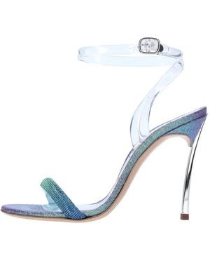 Casadei Blade Hollywood Pvc Sandalen - Blau