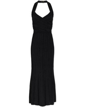 Balmain Backless Dress - Zwart