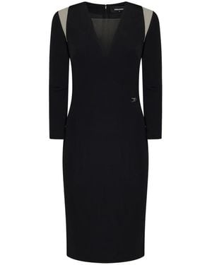 DSquared² Midi Dresses - Zwart
