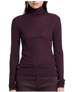 Marella Long Sleeve Tops - Violet