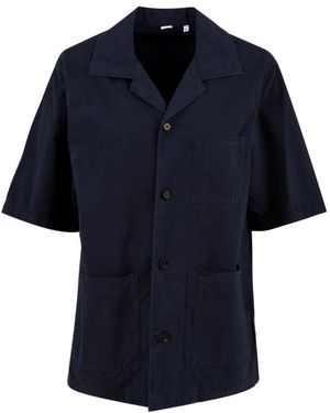 Aspesi Short Sleeve Shirts - Blue