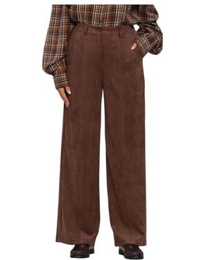 Object Objmiya Hw Wide Pants - Braun