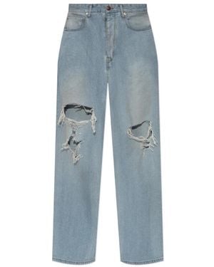 Balenciaga Straight Jeans - Blue