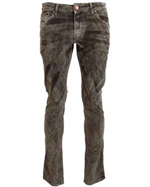 Acht Slim-Fit Jeans - Gris
