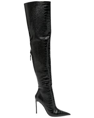 Tom Ford Overknee-Stiefel - Schwarz