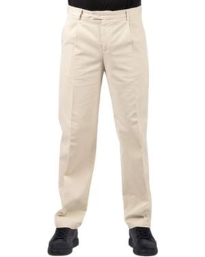 BRIGLIA Straight Trousers - Neutro