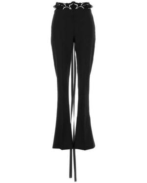 Blumarine Wide Trousers - Black