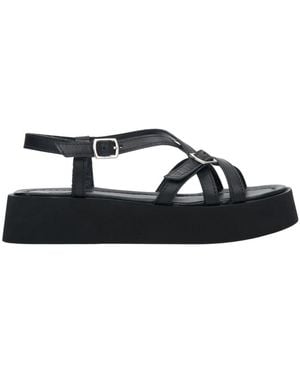 ESTRO Riemchensandalen Mit Plateau - Blau