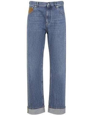 Bottega Veneta Straight Jeans - Blu