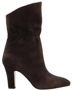 Gianmarco F. Heeled Boots - Marrón