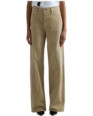 Replay Wide Jeans - Green