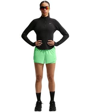 Nike Swift Mid-Rise 2-In-1 Running Shorts - Groen