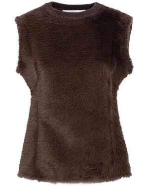 Tela Sleeveless Tops - Marrón