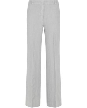 Kiltie Broeken ,Grijs ,Leer Wijde Broek