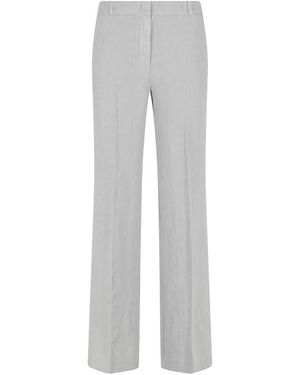 Kiltie Broeken ,Grijs ,Leer Wijde Broek
