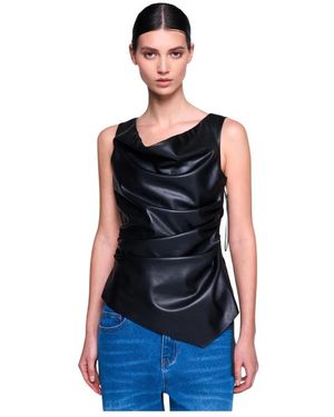 Silvian Heach Sleeveless Tops - Blu