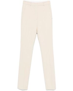 Sportmax Straight Trousers - Natural