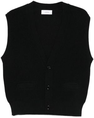 Lardini Sleeveless Knitwear - Negro