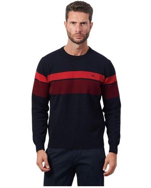 Harmont & Blaine Truien & Vesten ,Blauw ,Katoen Truien Blauw