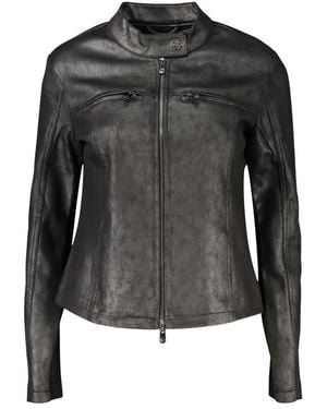 Desigual Leather Jackets - Negro
