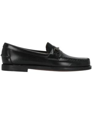 Sebago Schoenen ,Zwart ,Leer Classic Joe Loafer