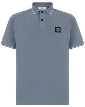 Stone Island Polo Shirts - Blue