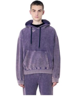 Nomarythm Textile Hoodies - Purple