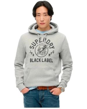 Superdry Hoodies & Sweatvesten ,Grijs ,Katoen Core Sweat