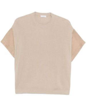 Brunello Cucinelli Round-Neck Knitwear - Natural