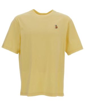 Maison Kitsuné T-Shirts - Yellow