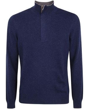 Gran Sasso Turtlenecks - Bleu