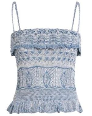 Etro Sleeveless Tops - Blue