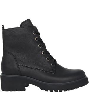 Waldläufer Lace-Up Boots - Negro