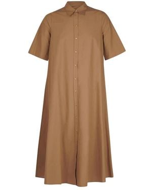 Ottod'Ame Shirt Dresses - Brown