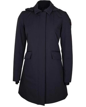 Peuterey Zwarte Jas Voor Vrouwen Aw25 - Blauw