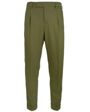 PT Torino Slim-Fit Trousers - Green