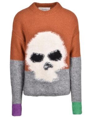 ERL Round-Neck Knitwear - Grey