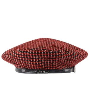 Ganni Hats - Rosso