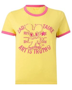 Zadig & Voltaire T-Shirts - Jaune