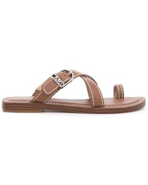 Michael Kors Flip Flops - Brown